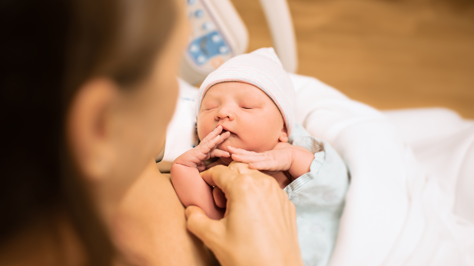 Baby with various skin tones