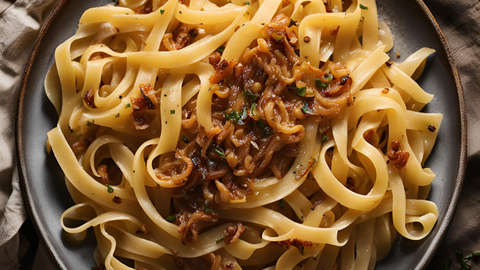 Caramelized Onion Pasta Recipe