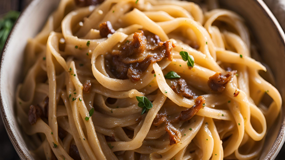 Cozy Comfort on a Plate: Caramelized Onion Pasta Recipe