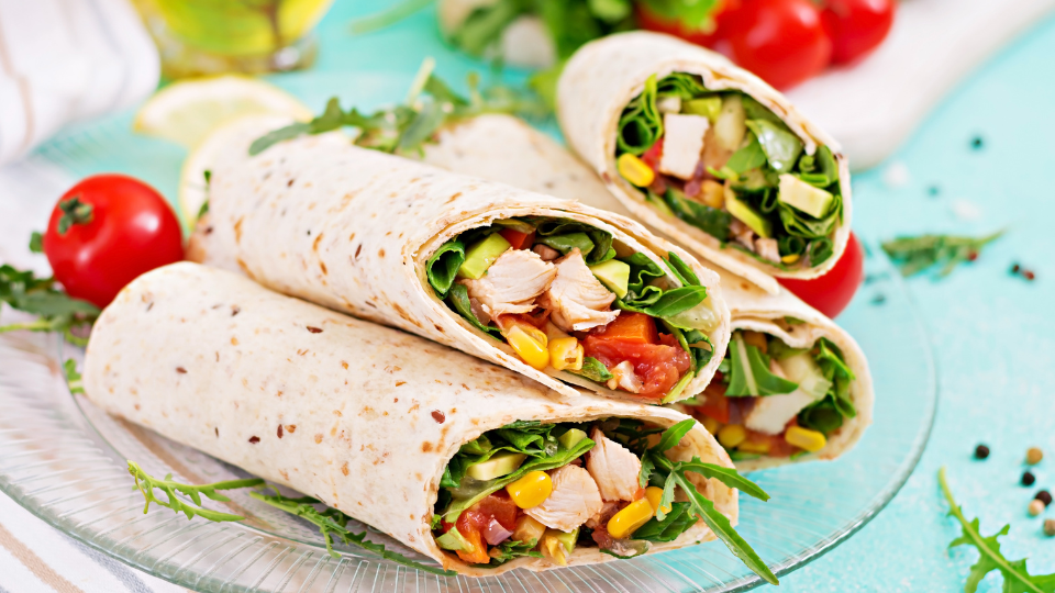 Simple and Tasty Chicken Avocado Wraps